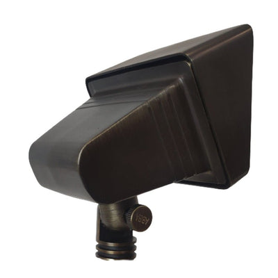 ABBA 12V Dark Brass Square LED Flood Light - Sonic Electric