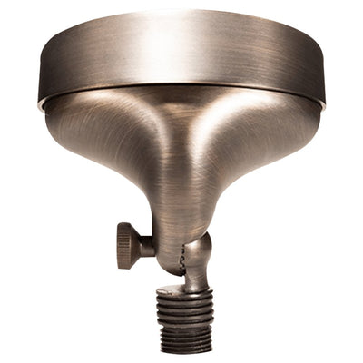 ABBA 12V Natural Brass Oval LED Flood Light - Bulb Sold Seperately - Sonic Electric