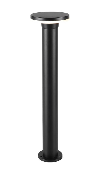 ABBA 12W 12V 23" Modern Flat Round Bollard Path Light - 3000K, Warm White - Sonic Electric