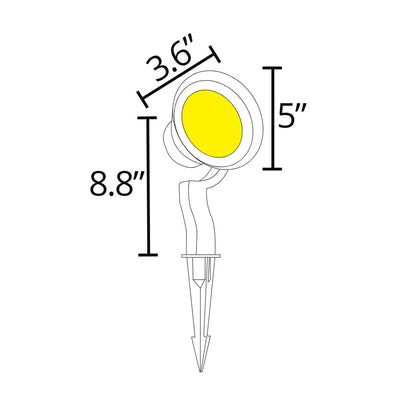 ABBA 12W Built-In RGBW LED Spot Light - Sonic Electric
