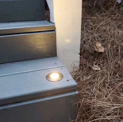 ABBA 1.5W Cast Brass LED In-Ground Well Light - 3000K, Warm White - Sonic Electric