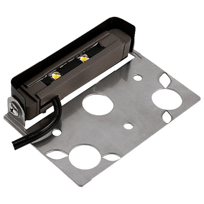 ABBA 1W 12V Aluminum LED Hardscape Edge Light - 3000K, Warm White - Sonic Electric