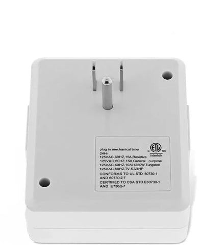 ABBA 24 Hour Mechanical Timer- IP20 - Sonic Electric