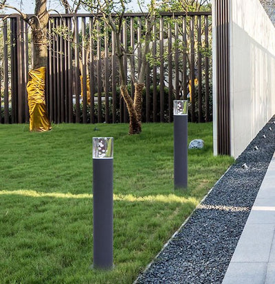 ABBA 3W 12V 17.5" Architectural LED Bollard Path Light - 3000K, Warm White - Sonic Electric