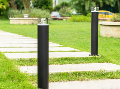 ABBA 3W 12V 17.5" Architectural LED Bollard Path Light - 3000K, Warm White - Sonic Electric