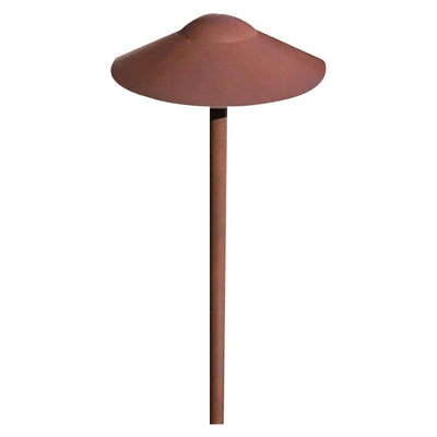 ABBA 3W 12V 18.5" Cast Aluminum Mushroom Path Light - 3000K, Warm White - Sonic Electric