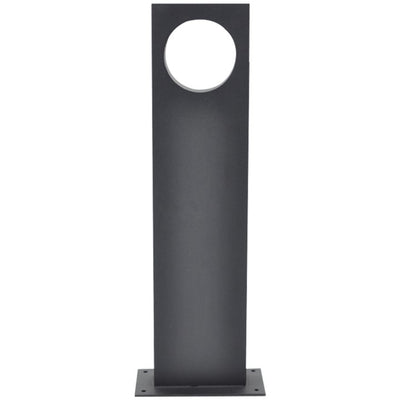 ABBA 3W 12V 20" Aluminum Round Cutout LED Bollard Path Light - Warm White, 3000K - Sonic Electric