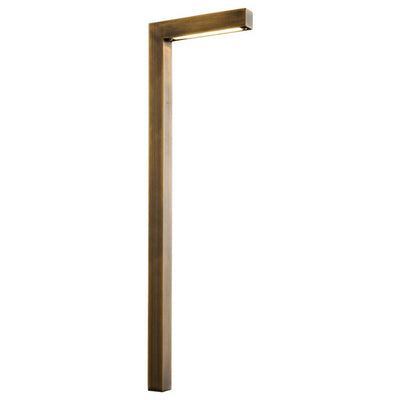 ABBA 3W 12V 25" Brass LED Path Light - 3000K, Warm White - Sonic Electric