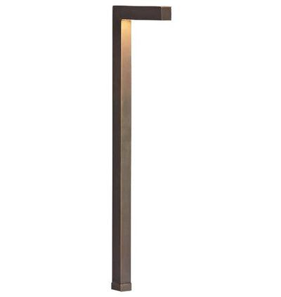 ABBA 3W 12V 25" Brass LED Path Light - 3000K, Warm White - Sonic Electric