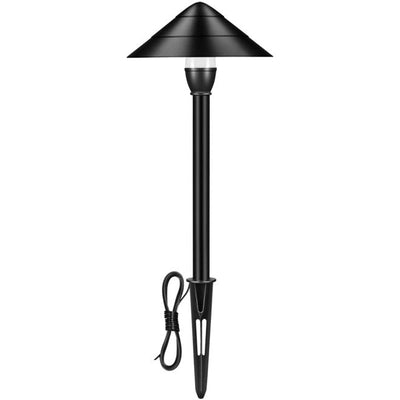 ABBA 3W 12V Aluminum Mushroom LED Path Light - Warm White, 3000K - Sonic Electric