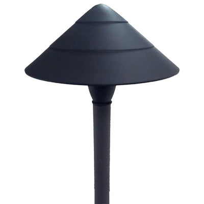 ABBA 3W 12V Aluminum Mushroom LED Path Light - Warm White, 3000K - Sonic Electric