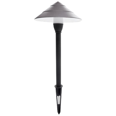 ABBA 3W 12V Aluminum Mushroom LED Path Light - Warm White, 3000K - Sonic Electric