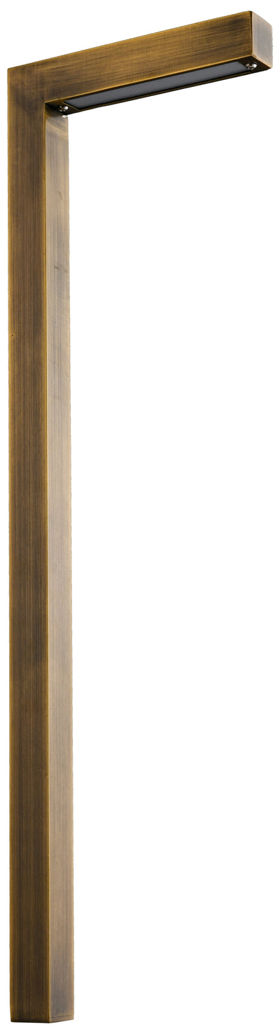 ABBA 3W 12V Brass LED Path Light - 3000K, Warm White - Sonic Electric