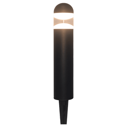 ABBA 3W Aluminum LED Path Light - 3000K, Black Finish - Sonic Electric