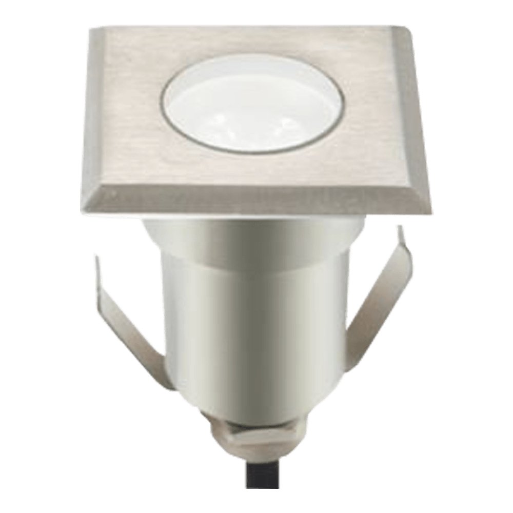 ABBA 3W Stainless Steel Square LED Well Light- Multiple Finishes/Color Temperatures - Sonic Electric