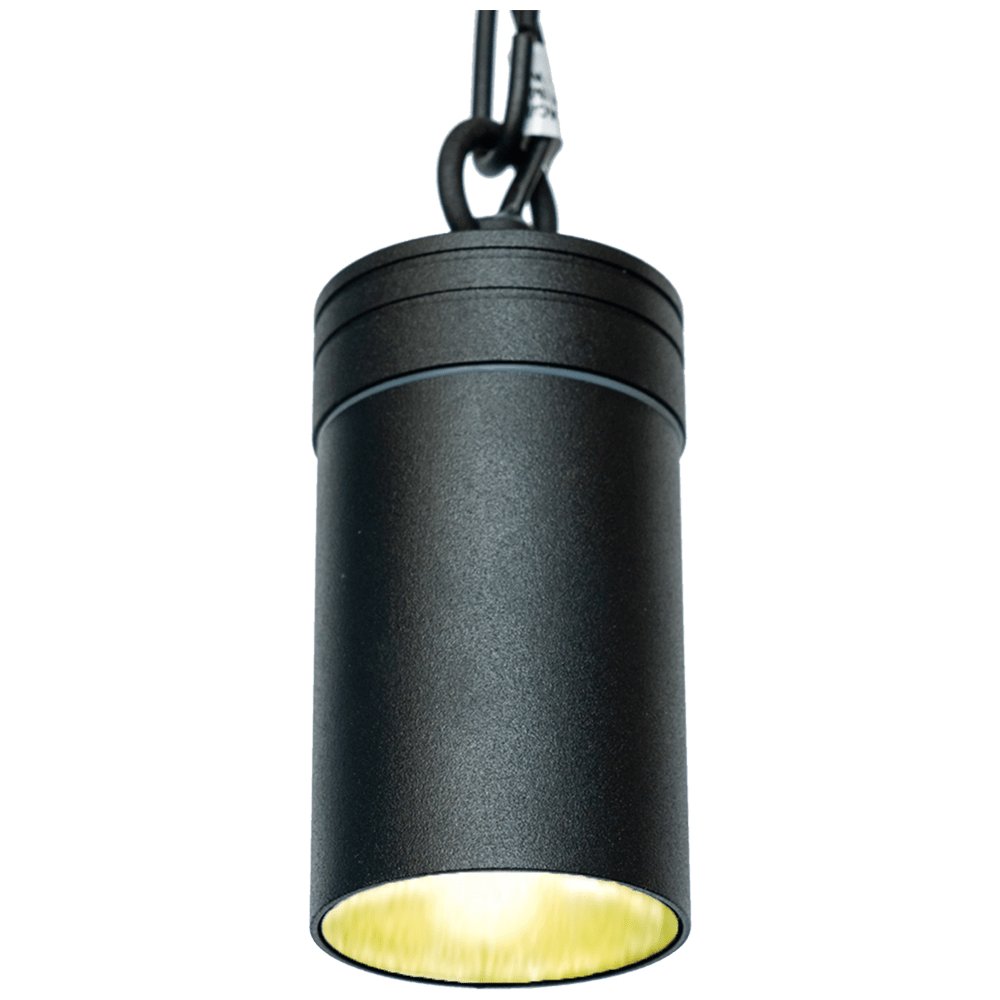 ABBA 6W 12V Cast Aluminum Hanging Spot Light with 40" Chain - 3000K, Warm White - Sonic Electric
