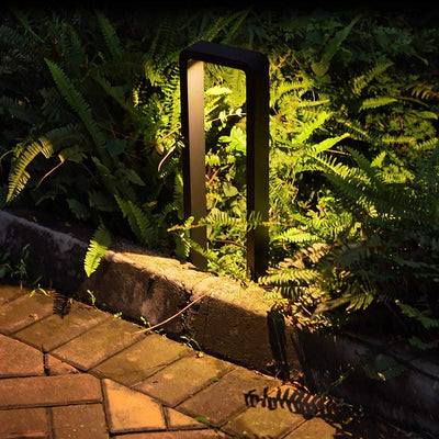 ABBA 8W 12V 24" Aluminum Vertical Adjustable LED Bollard Path Light - Warm White, 3000K - Sonic Electric