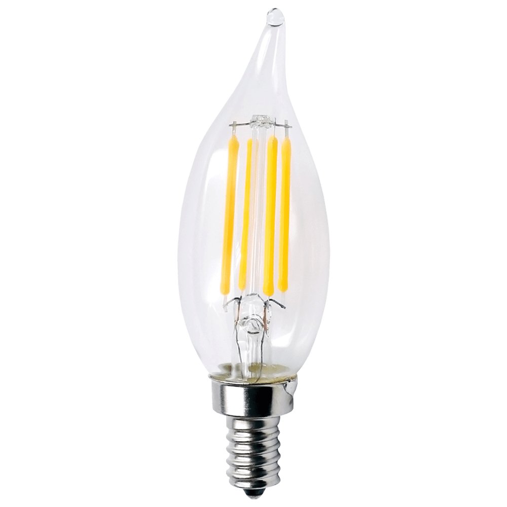 ABBA E12 3W 12V Dimmable LED Light Bulb - 3000K, Warm White or 5000K, Cool White - Sonic Electric