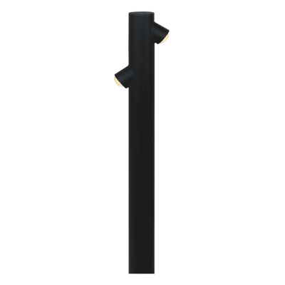 ABBA LED Two Head Path Light - 3000K, Black Finish - Sonic Electric