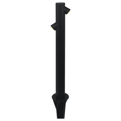 ABBA LED Two Head Path Light - 3000K, Black Finish - Sonic Electric