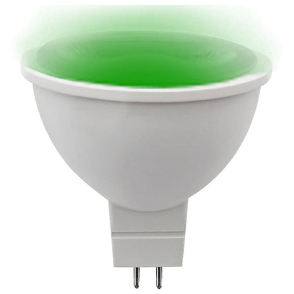 ABBA MR16 5W 12V Dimmable LED Color Light Bulb - Red, Green or Blue - Sonic Electric