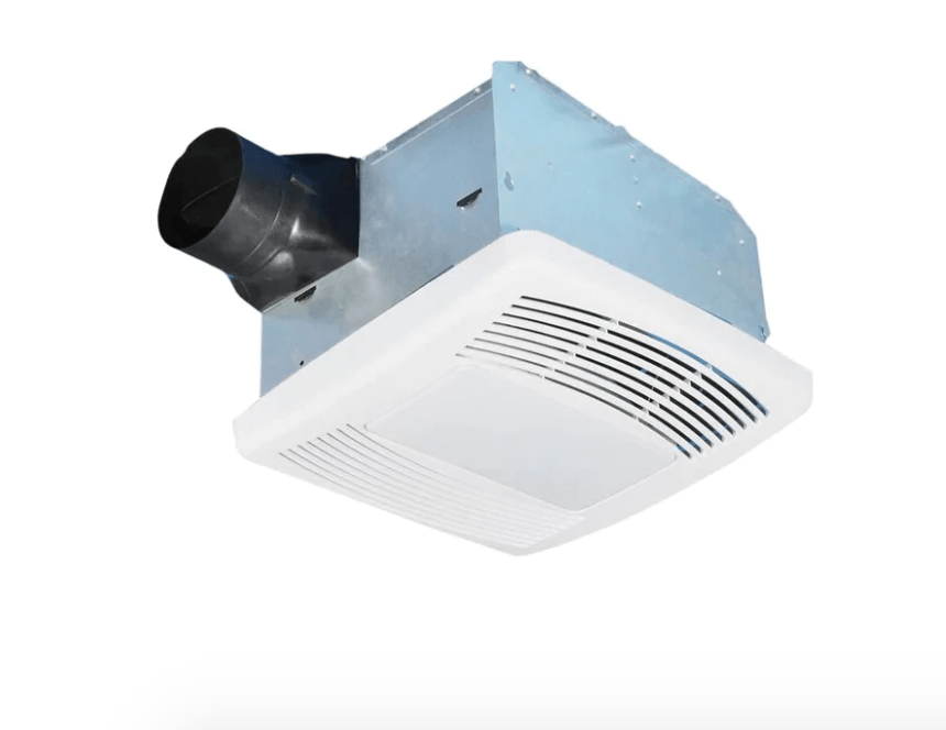 Airzone SE110PL2 Ultra Quiet AC Motor Ventilation Fan With LED Light - Sonic Electric