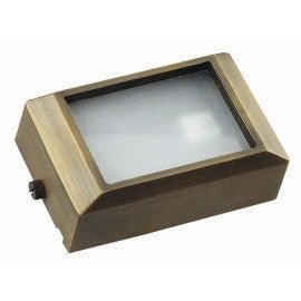 Best Quality Lighting LV58S Die Cast Brass Low Voltage Short Surface Mounted Step Light - Sonic Electric
