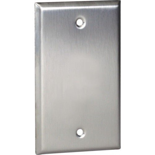 Blank Switch Stainless Steel Wall Plate- 1 to 6 Gang Available