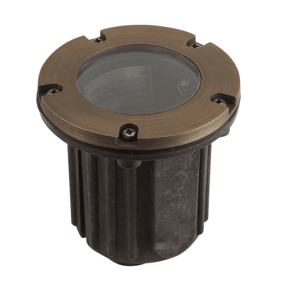 Cast Brass Architectural LED Well Light - 5W, 3000K MR16 Lamp Included - Sonic Electric