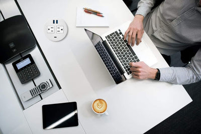 Counter Pop Up With 2 AC Plugs and 3 USB Charging Ports - Sonic Electric