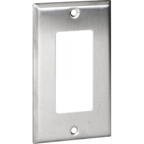 Decorator/GFI Stainless Steel Wall Plate- Multiple Sizes - Sonic Electric