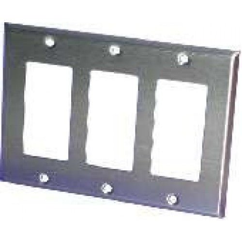 Pass & Seymour SPW26-SSBPCC10 Screwless Decorator Wall Plate – 1-Gang, Stainless Steel