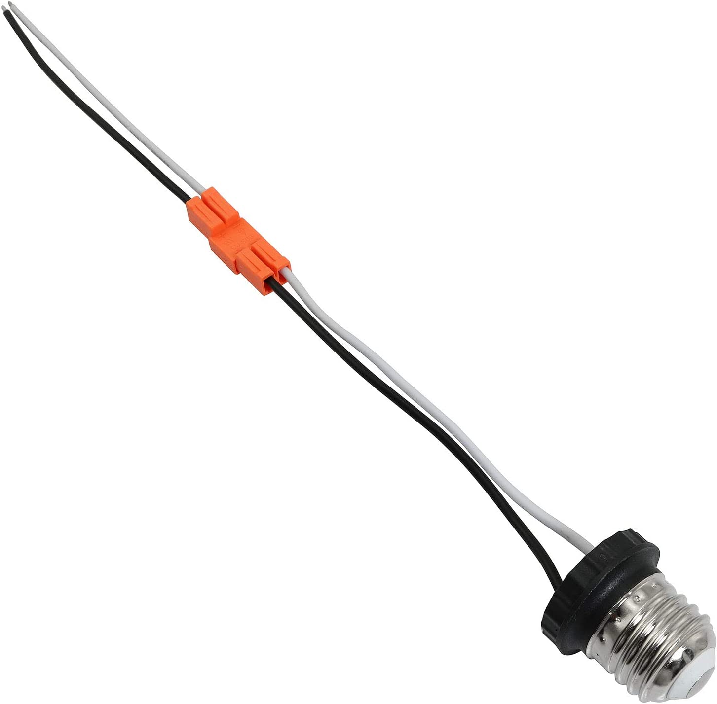 E26 Medium Socket Adapter Male Screw In Light Bulb Sockets Pigtail - Sonic Electric