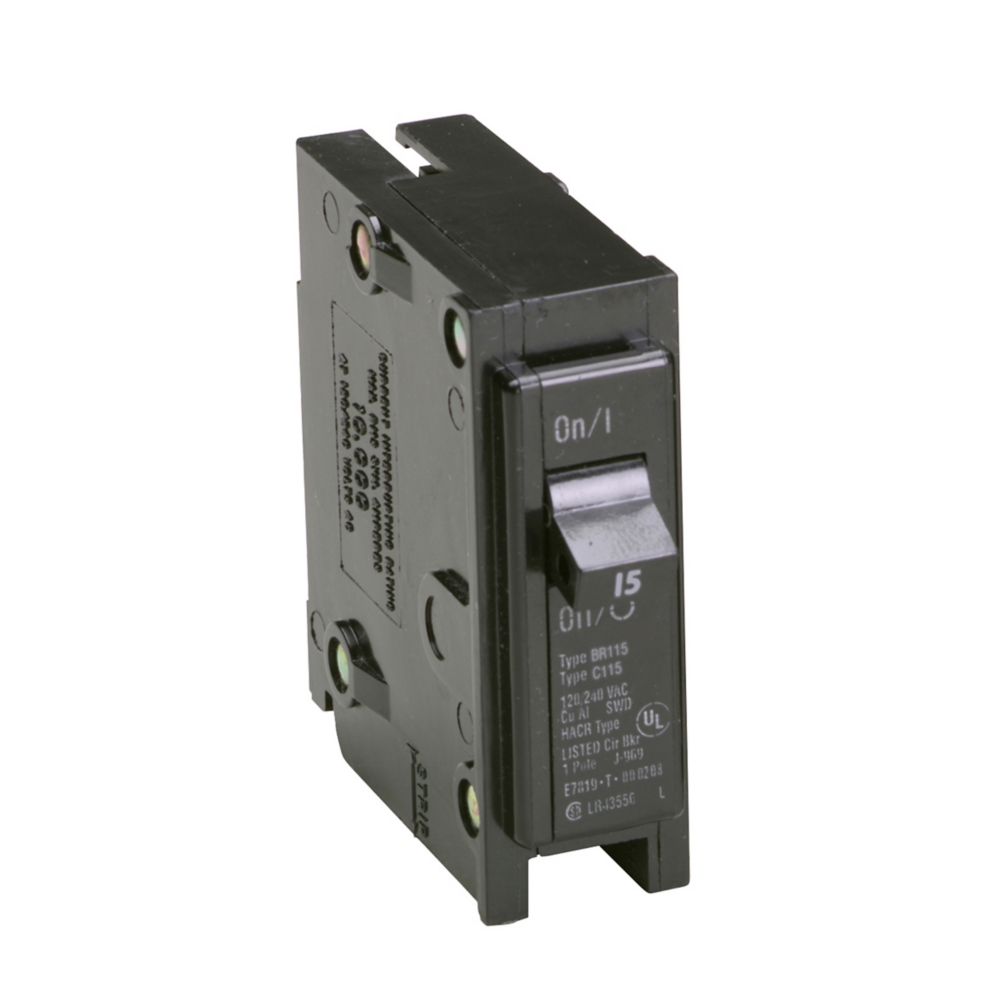 Eaton BR115 1-Pole 15-Amp BR Plug-On Circuit Breaker - Sonic Electric