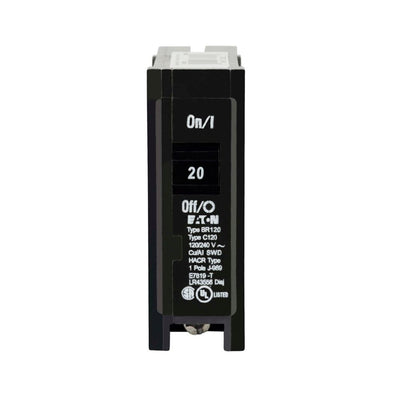 Eaton BR120 1-Pole 20-Amp BR Plug-On Circuit Breaker - Sonic Electric