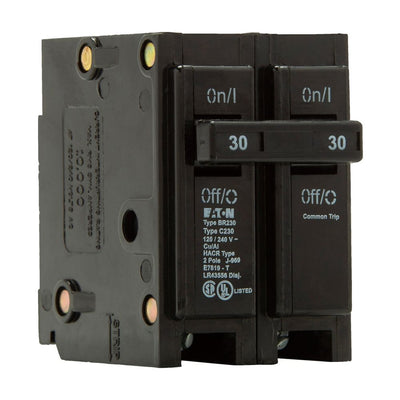 Eaton BR230 2-Pole 30-Amp BR Plug-On Circuit Breaker - Sonic Electric