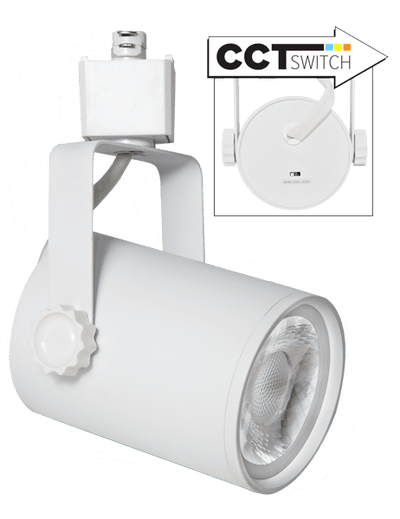 Elco 10W-20W LED Stein Track Fixture with 3CCT Switch - Multiple Finishes - Sonic Electric