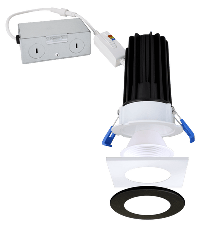 Elco 120V 12W 2" High Lumen LED Round Elm Downlight with 5-CCT Switch - 850 Lumens - Sonic Electric