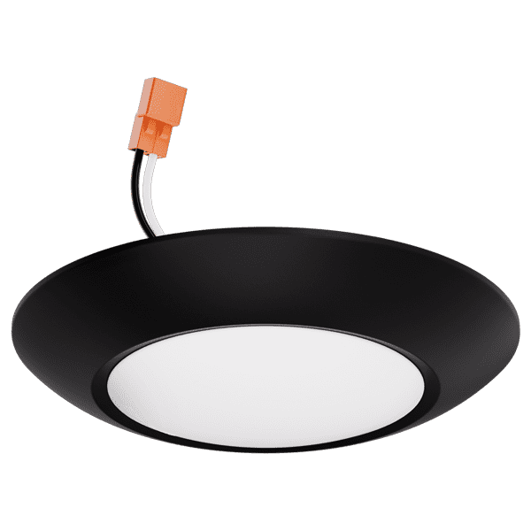 Elco 120V 15W 6" Alva LED Ceiling Mount Disk Light with 5CCT Switch - Multiple Finishes - Sonic Electric