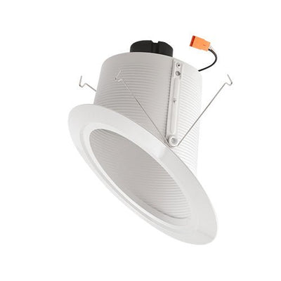 Elco 120V 15W/18W 6" Super Sloped Ceiling LED Baffle Inserts with 5-CCT Switch