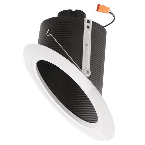 Elco 120V 15W/18W 6" Super Sloped Ceiling LED Baffle Inserts with 5-CCT Switch - Sonic Electric