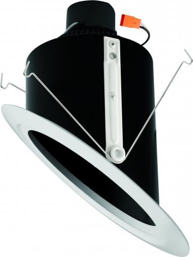 Elco 120V 15W/18W 6" Super Sloped Ceiling LED Reflector Inserts with 5-CCT Switch - Sonic Electric