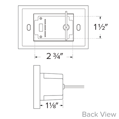 Elco 120V 3.5W Mini LED Angled Louver Step Light with 3CCT Switch - 50 Lumens, Multiple Finishes - Sonic Electric