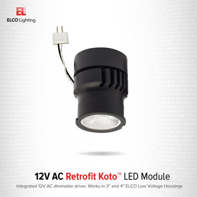Elco 12V AC Retrofit Koto LED Module Light Engine ELK0830-12 - 3000K, 800 Lumens - Sonic Electric