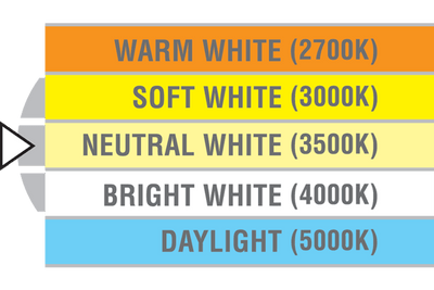 Elco 12W 120V 4" Five-Color Temperature Switch LED Reflector Inserts - 840 Lumens - Sonic Electric
