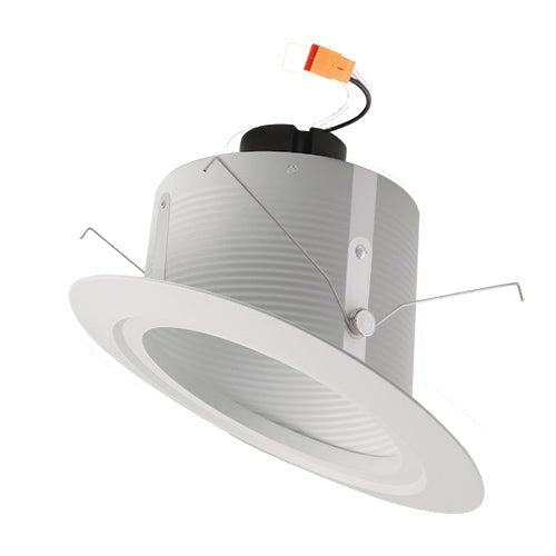 Elco 15W 5" Sloped Ceiling LED Baffle Insert Downlight Trim - 5CCT, 1050 Lumens - Sonic Electric