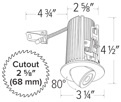 Elco 2 Round Pull-Down Teak LED Light Engine - Multiple Finishes/Color Temperatures - Sonic Electric