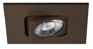 Elco 2″ Square Adjustable Teak™ LED Light Engine - Multiple Finishes/Color Temperatures - Sonic Electric