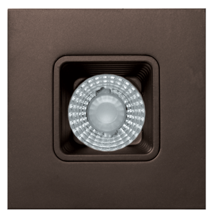 Elco 2 Square Baffle Teak LED Light Engine - Multiple Finishes/Color Temperatures - Sonic Electric