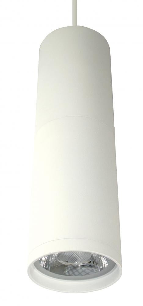 Elco 30W Diecast Aluminum LED Pendant Light Fixture - 3000K-4000K, Black or White - Sonic Electric